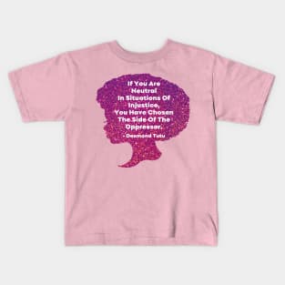 Black History Month - Desmond Tutu Kids T-Shirt